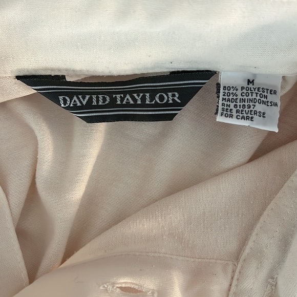 Vintage button down polo shirt by David Taylor - Picture 6 of 6